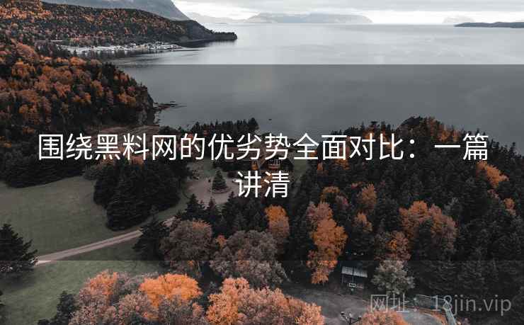 围绕黑料网的优劣势全面对比：一篇讲清