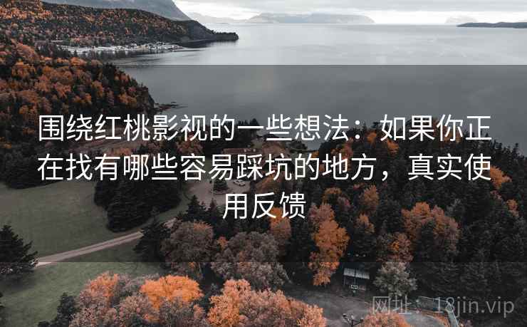 围绕红桃影视的一些想法：如果你正在找有哪些容易踩坑的地方，真实使用反馈