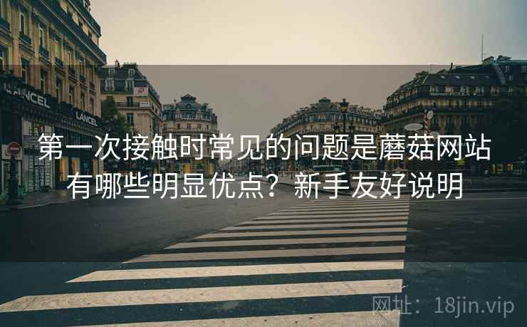 第一次接触时常见的问题是蘑菇网站有哪些明显优点?新手友好说明 第一次接触时常见的问题是蘑菇网站有哪些明显优点?新手友好说明